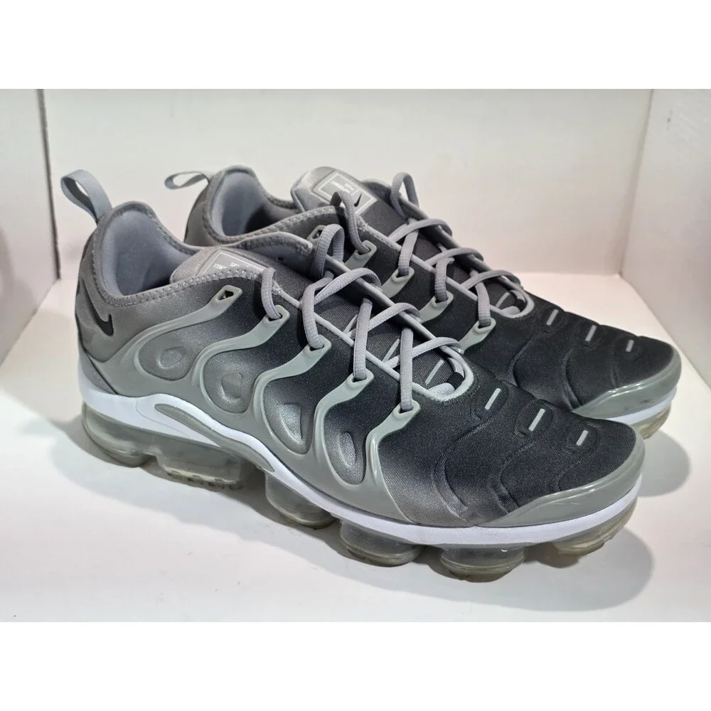 Nike Air Vapormax Plus Size 14 Wolf Grey Black White Mens Sneaker 924453-007